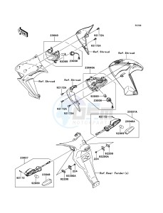 ER-6N ER650CBF GB XX (EU ME A(FRICA) drawing Turn Signals