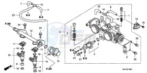 FJS400D9 F / CMF 2F drawing THROTTLE BODY