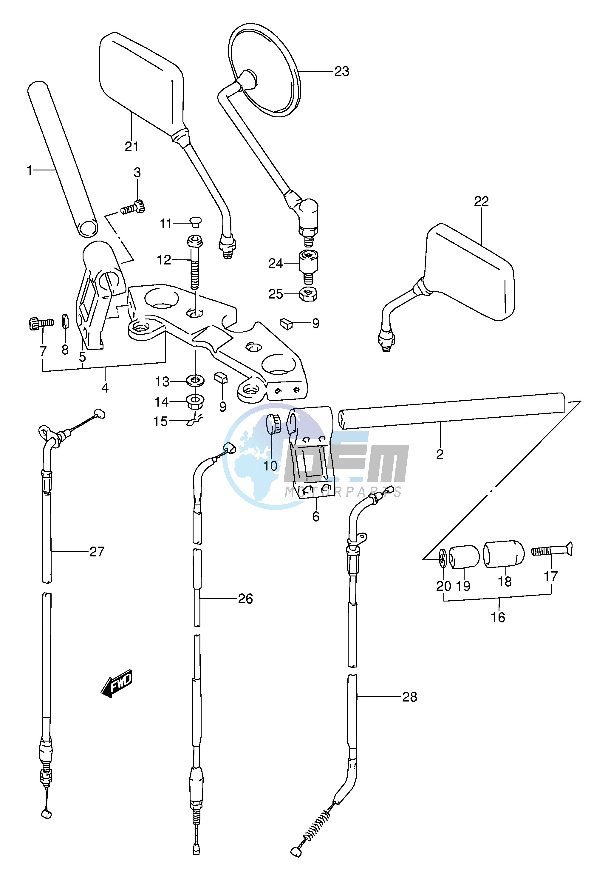 HANDLEBAR (MODEL R)