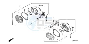 CBF600NA9 UK - (E / ABS MKH) drawing WINKER (CBF600N/NA)