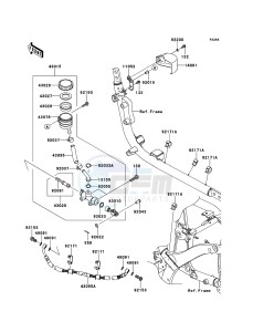 VN900 CLASSIC VN900BEF GB XX (EU ME A(FRICA) drawing Rear Master Cylinder