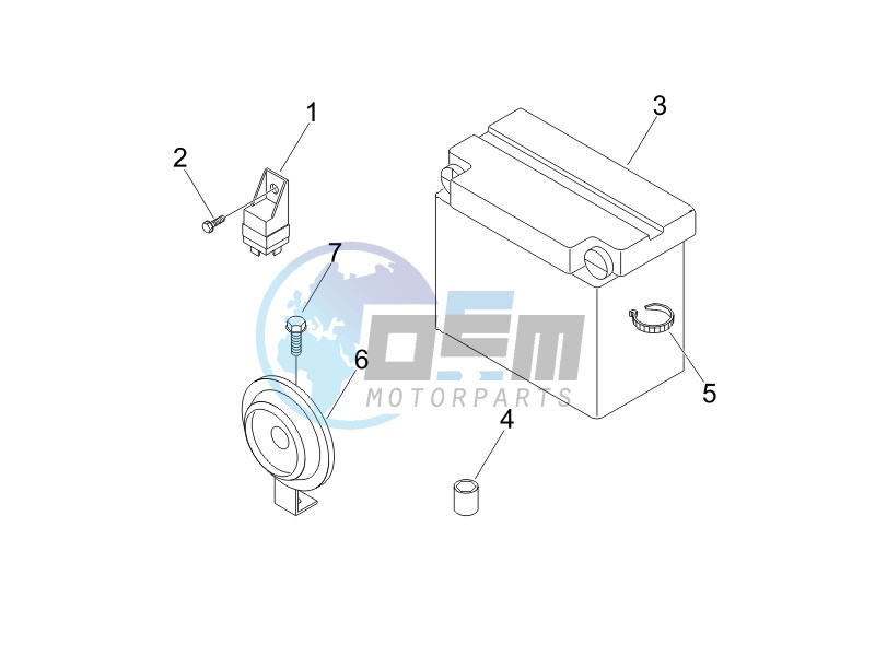 Remote control switches - Battery - Horn