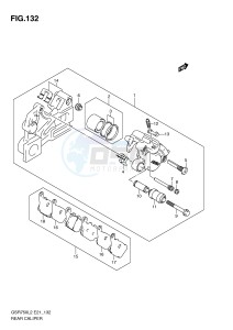 GSR750 (E21) drawing REAR CALIPER (GSR750L2 E21)