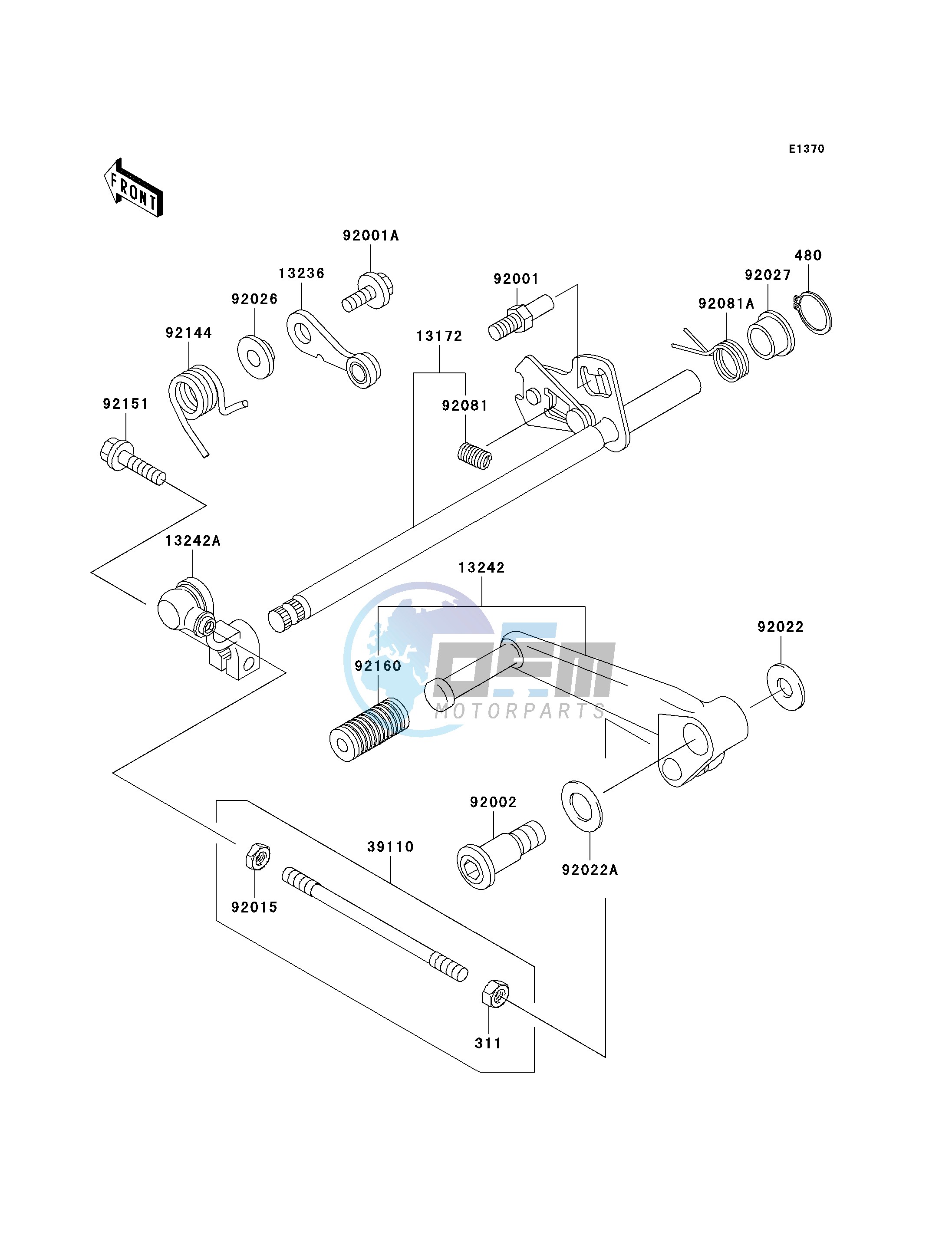 GEAR CHANGE MECHANISM