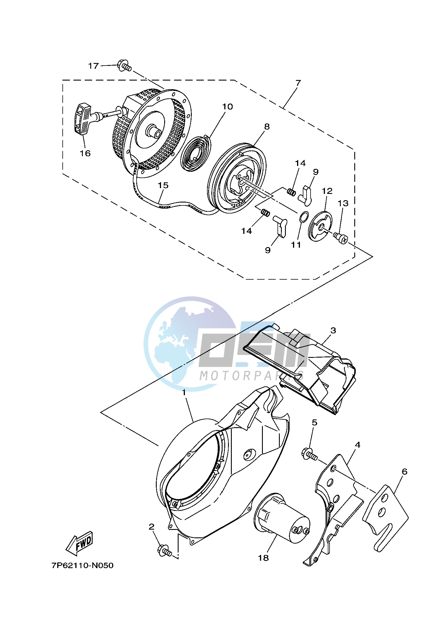 AIR SHROUD & STARTER