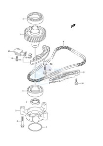 DF 150 drawing Timing Chain