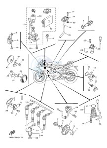 YZF-R1D 1000 (1KBV) drawing ELECTRICAL 1