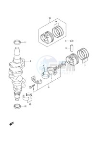 DF 40A drawing Crankshaft