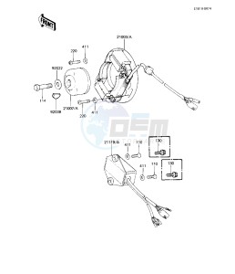 KX 125 B [KX125] (B1-B2) [KX125] drawing IGNITION