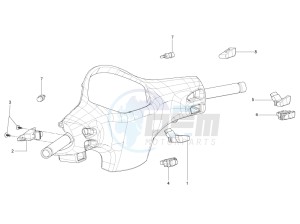 LX 125 4T 2V ie E3 Taiwan drawing Selectors - Switches - Buttons