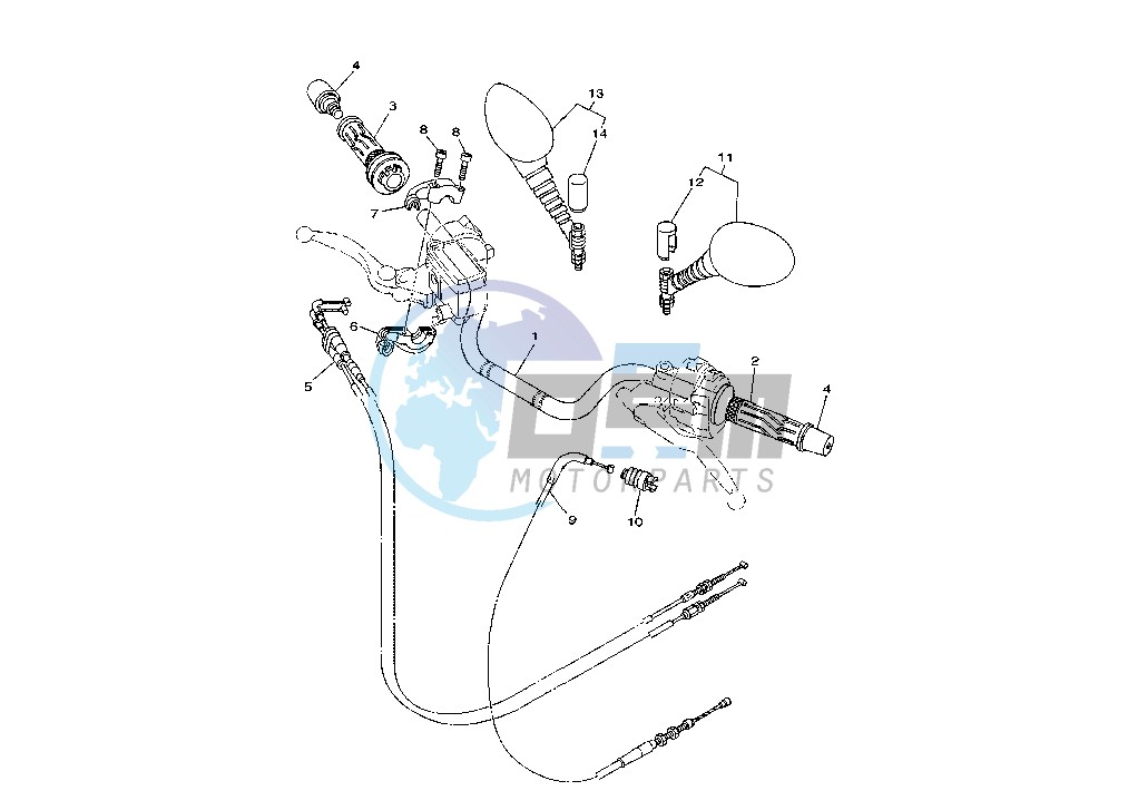 STEERING HANDLE- CABLE