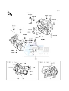 KVF 650 B [PRAIRIE 650 4X4 ADVANTAGE CLASSIC] (B1) [PRAIRIE 650 4X4 ADVANTAGE CLASSIC] drawing CRANKCASE