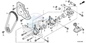 GL1800BF F6B Bagger - GL1800BF UK - (E) drawing OIL PUMP