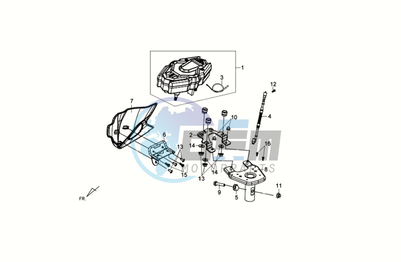 DASHBOARD / SPEEDOMETER CABLE / WIRING HARNASS