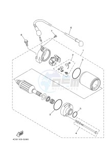 YFM250R RAPTOR 250 (33B7) drawing STARTING MOTOR