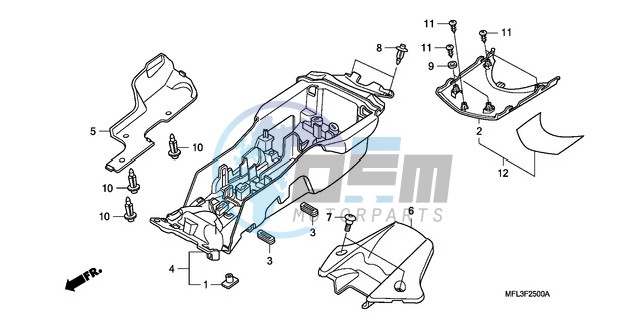 REAR FENDER (CBR1000RR)