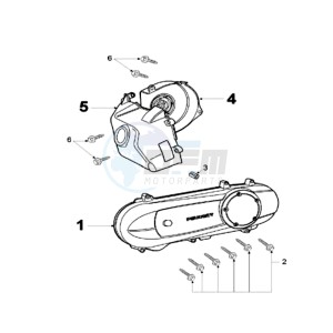 LUDIX 14 V CLASSIC drawing CRANKCASE COVER