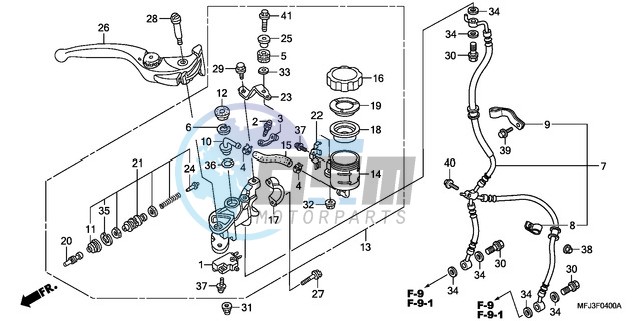 FR. BRAKE MASTER CYLINDER (CBR600RR)