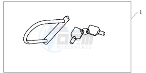 CB1000RA9 Australia - (U / ABS) drawing U-LOCK