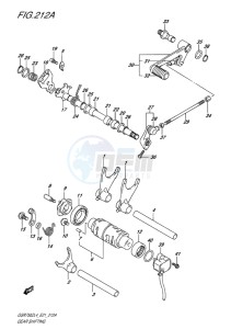 GSR750Z ABS EU drawing GEAR SHIFTING