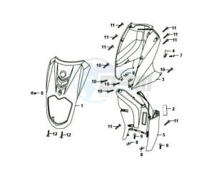 ORBIT 50 drawing FR PLATE / INNER PROTECTOR / INDICATORS