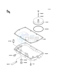 KLE500 KLE500B6F GB XX (EU ME A(FRICA) drawing Breather Cover/Oil Pan