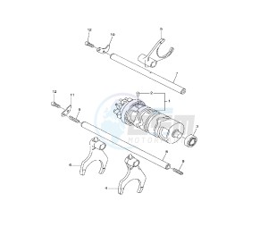 FZ8-NA 800 drawing SHIFT CAM AND FORK