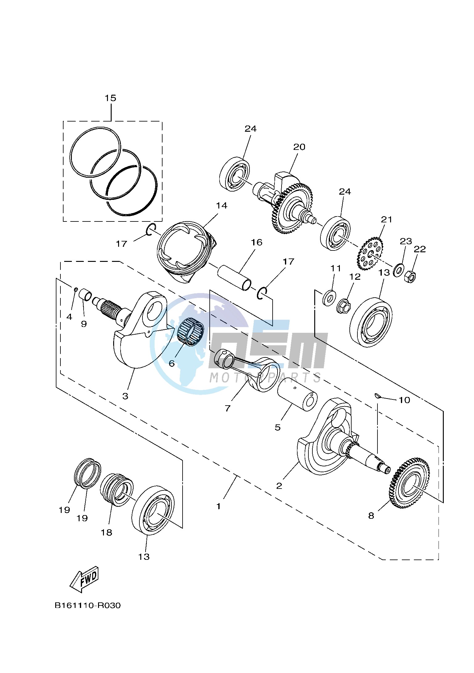 CRANKSHAFT & PISTON