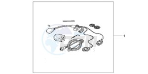 GL1800A BR - (BR) drawing HEAD SET (OPEN FACE)