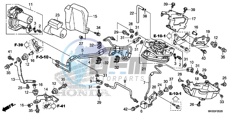 FRONT POWER UNIT/ FRONT VALVE UNIT