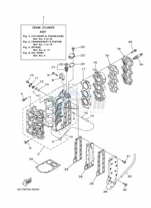 30DMHOL drawing CYLINDER--CRANKCASE