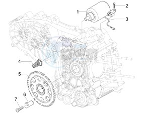 X7 250 ie Euro 3 drawing Starter - Electric starter