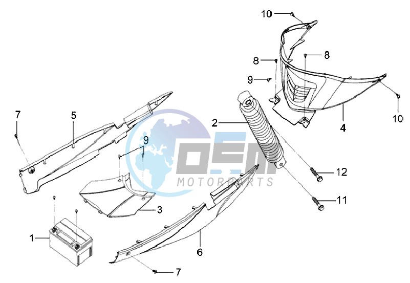 REAR SUSPENSION - COWLING