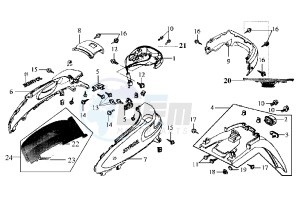 JOYRIDE - 200 cc drawing SIDE COVERS