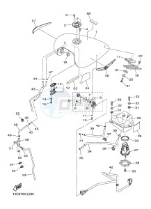 XVS1300A MIDNIGHT STAR (12C6) drawing FUEL TANK