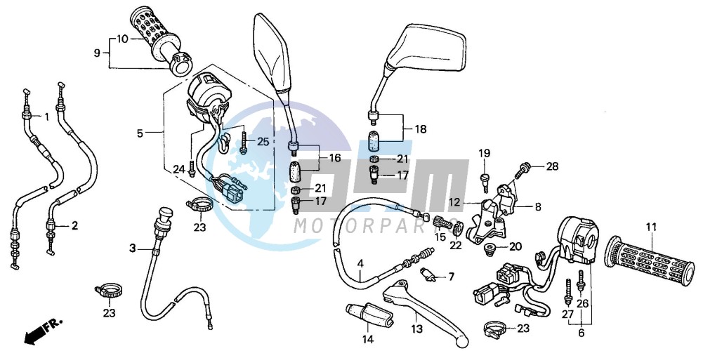 HANDLE LEVER/SWITCH/CABLE