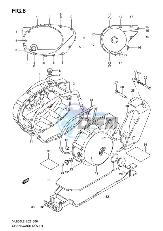 CRANKCASE COVER