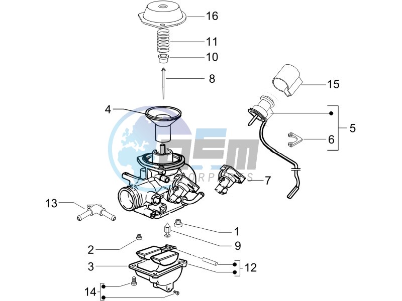 Carburetors components