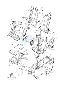 YXE700E YXE70WPAH WOLVERINE R-SPEC EPS (BW12) drawing SIDE COVER 2