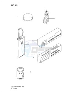 GSX1250 FA drawing OPTIONAL