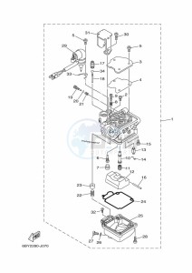 F15CMHS drawing CARBURETOR