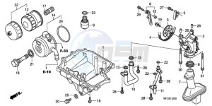 CB600FAA Europe Direct - (ED / ABS 25K) drawing OIL PAN/OIL PUMP