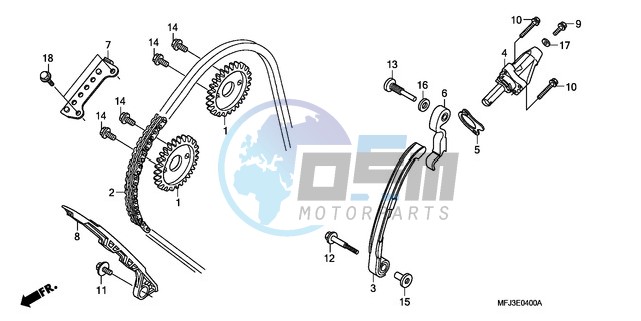 CAM CHAIN/TENSIONER