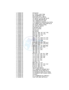 LT-A50 (P2) drawing * COLOR CHART *