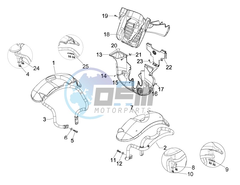 Wheel housing - Mudguard