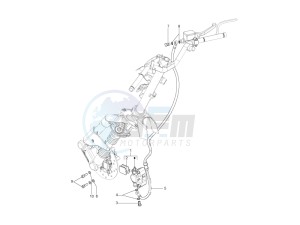 S 150 4T ie E3 Vietnam - Indonesia drawing Brakes pipes - Calipers