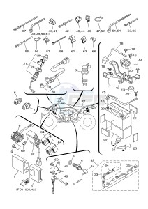 YFZ450 YFZ450B (1PD2 1PD3 1PD1) drawing ELECTRICAL 1