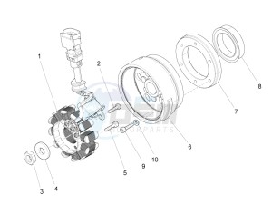 TUONO 125 4T E4 ABS (EMEA) drawing Cdi magneto assy / Ignition unit