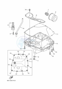 MT-10 MTN1000 (B67X) drawing OIL CLEANER