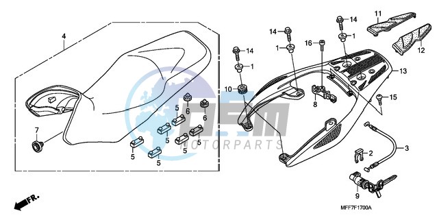 SEAT/REAR CARRIER